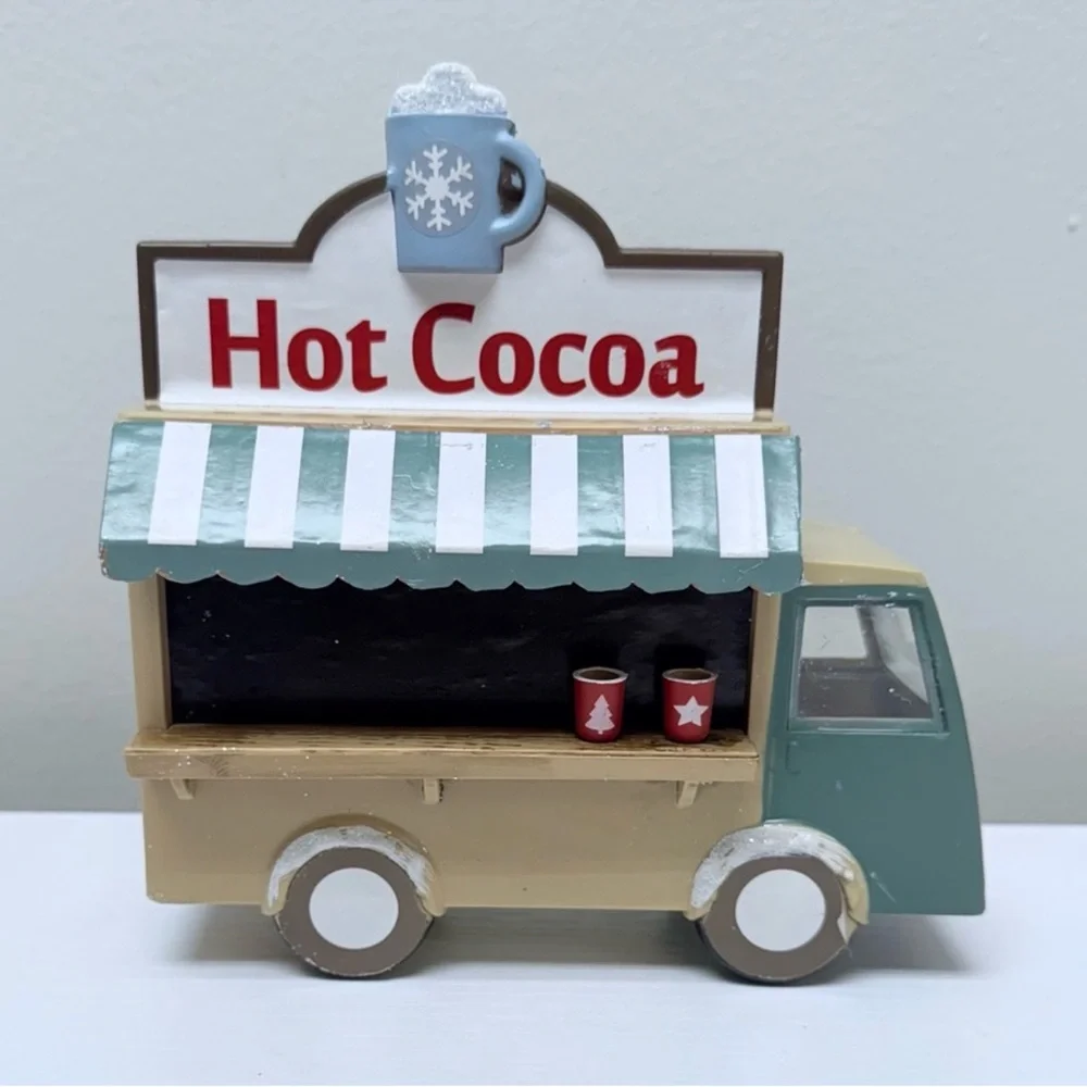 New! Target Bullseye Playground Light Up Hot Cocoa Truck Decoration